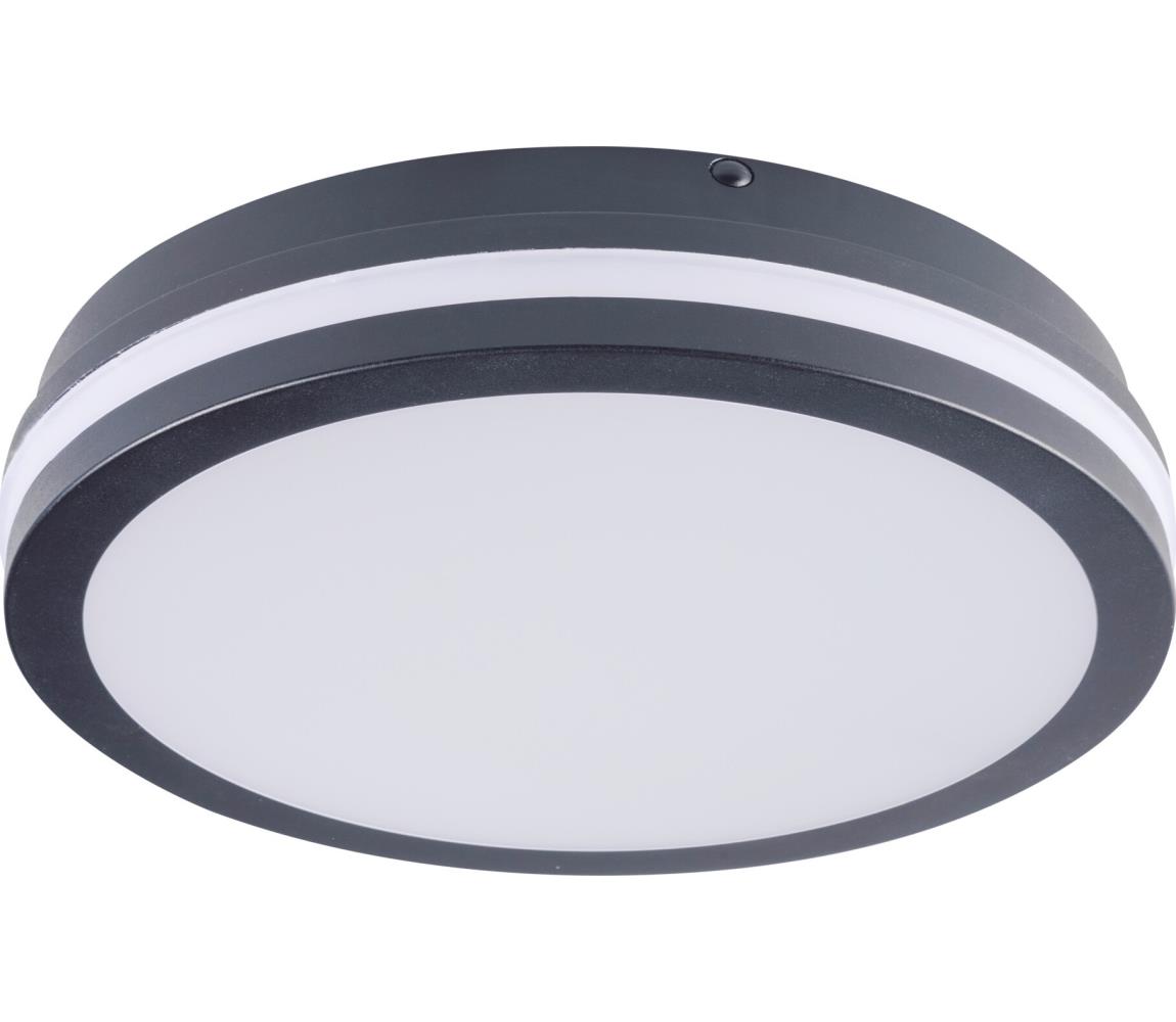 Kanlux 38784 - LED Plafon zew. z czujnikiem BENO 24/30W/230V 3000/3500/4000K IP65 antracyt