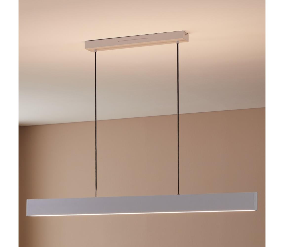 Eglo 31436 - LED RGBW Ściemnialny żyrandol na lince ANDREAS-Z LED/38W/230V biały