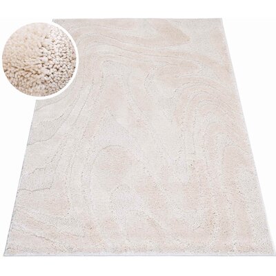 Dywan wewnętrzny MULTIDECOR Pisa fala 120 x 170cm Kremowy