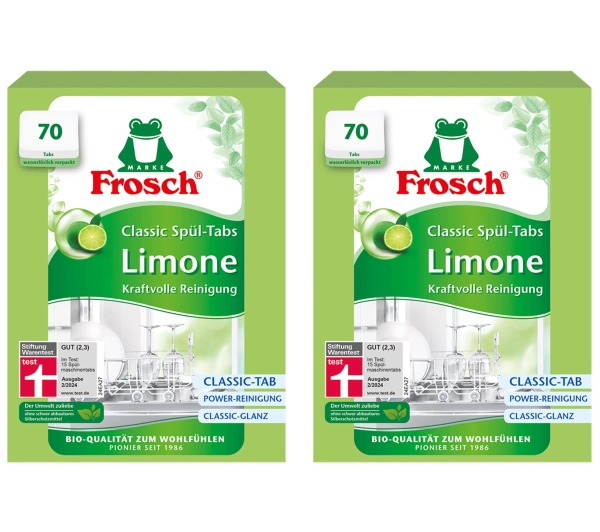 Frosch Classic limonkowe zestaw 2 x 70szt.