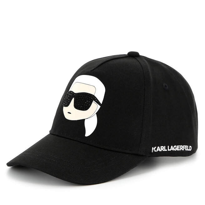 Czapka z daszkiem KARL LAGERFELD Z30387 Czarny
