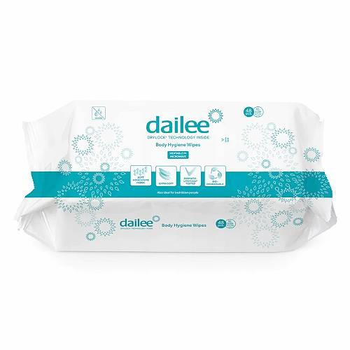 DAILEE Body Hygiene Wipes Chusteczki nawilżane, 48 szt.