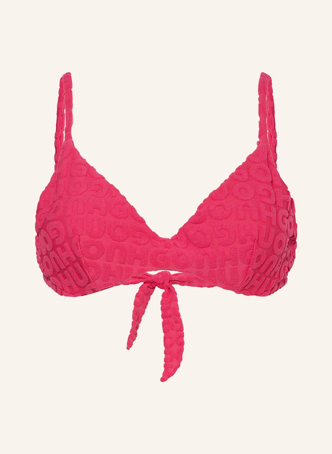 Hugo Góra Od Bikini Z Fiszbinami Towel pink