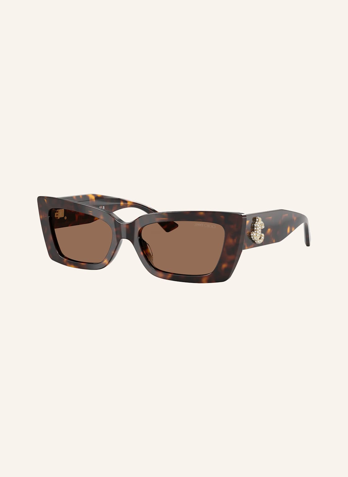 Jimmy Choo Okulary Przeciwsłoneczne jc5037bu braun