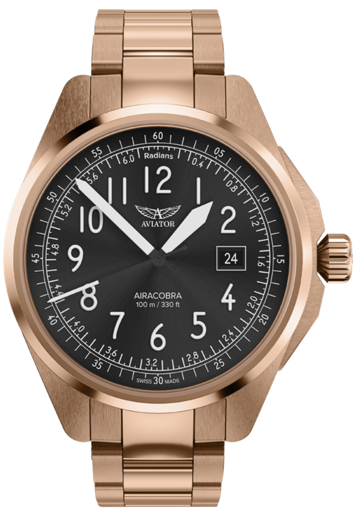 Zegarek Aviator V.1.38.2.322.5 AIRACOBRA 43 TYPE B