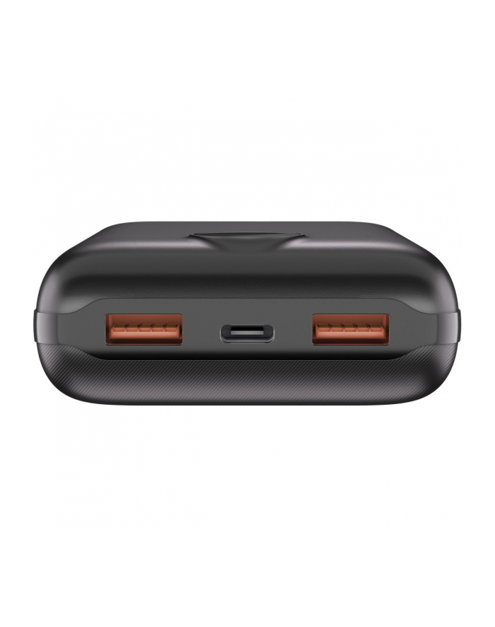 goobay Power Bank Compact 20,000 mAh black, 20 Ah, 1x USB-A, 1x USB-C, Power Delivery, Quick Charge 65869