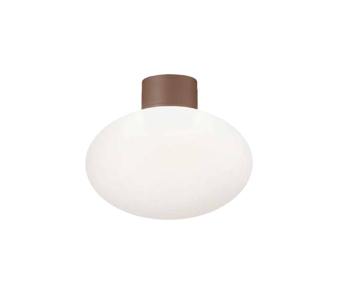 Ideal Lux - Plafon zewnętrzny CLIO 1xE27/42W/230V IP44 brązowy
