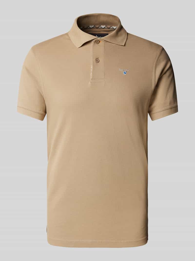 Koszulka polo o kroju slim fit z wyhaftowanym logo