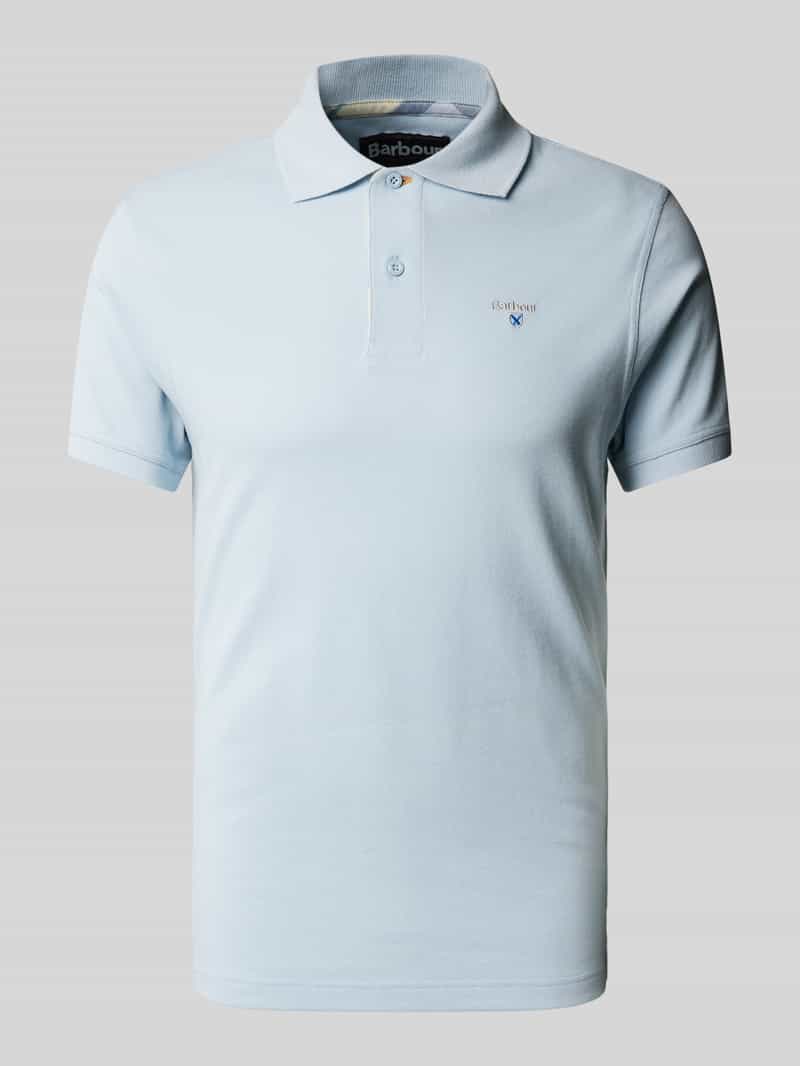Koszulka polo o kroju slim fit z wyhaftowanym logo
