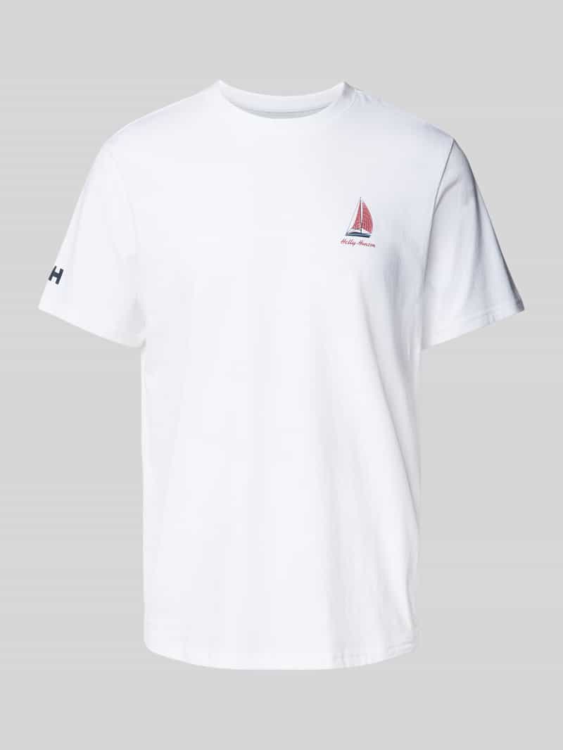 T-shirt z nadrukiem z logo