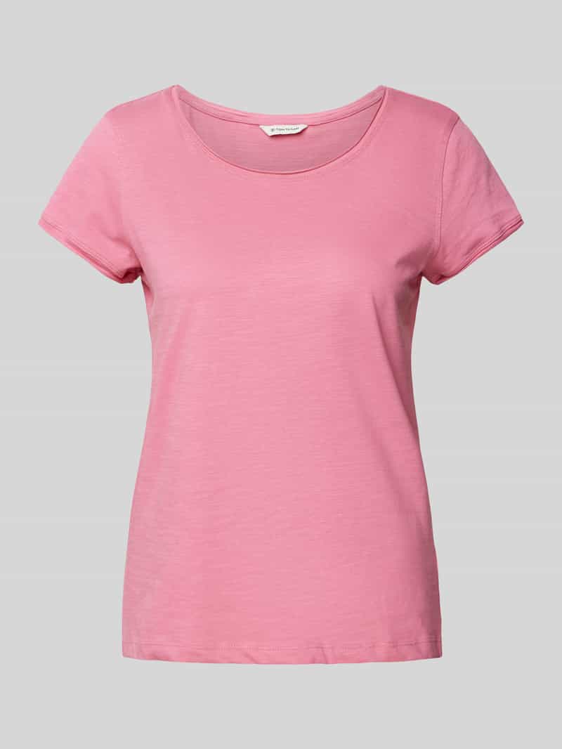 T-shirt o kroju regular fit z czystej bawełny