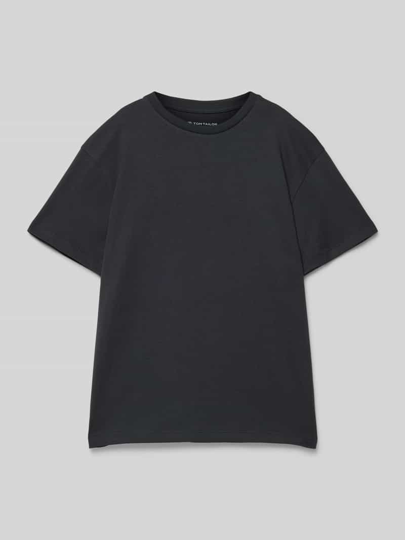 T-shirt o kroju oversized z czystej bawełny