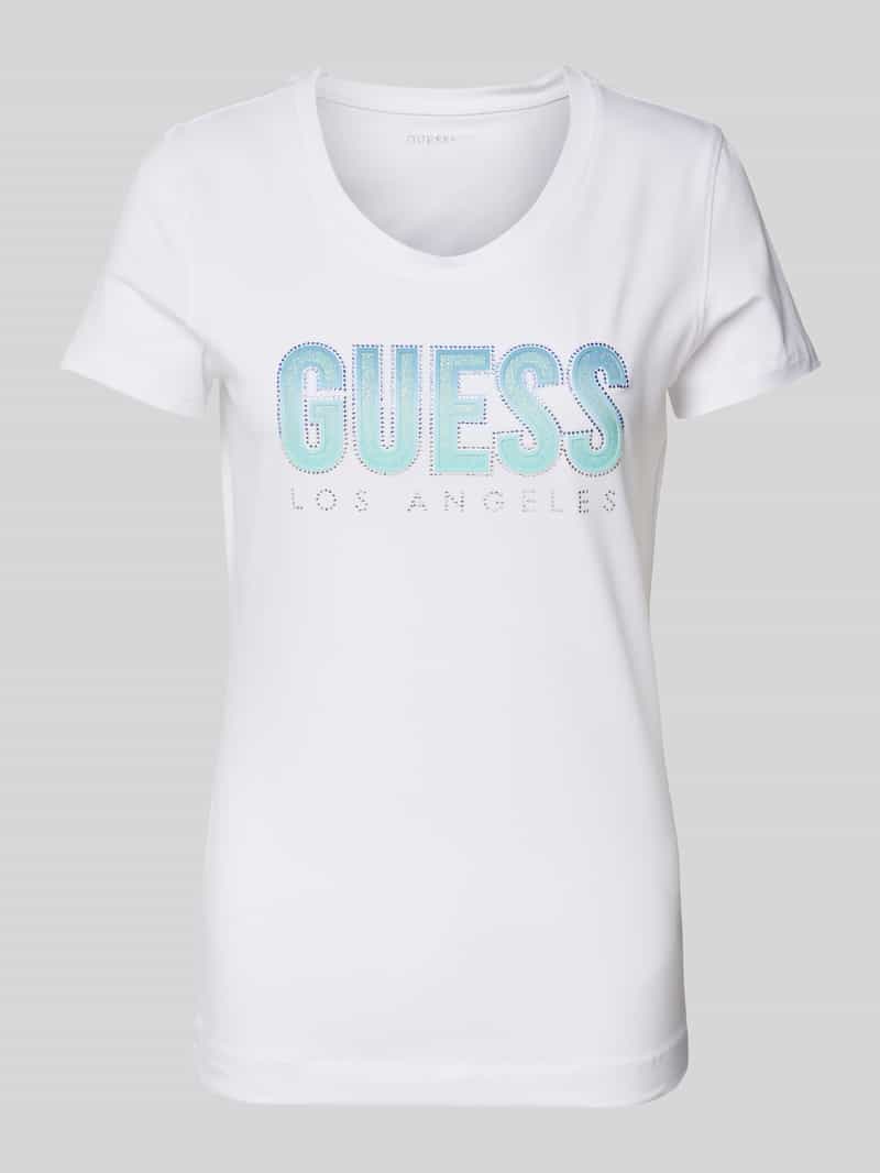 T-shirt z nadrukiem z logo