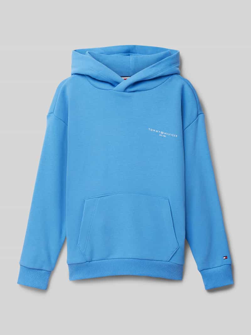 Bluza z kapturem i wyhaftowanym logo