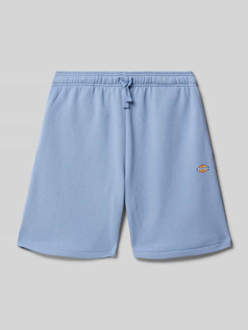 Szorty z dzianiny dresowej o kroju regular fit z nadrukiem z logo model ‘MAPLETON’