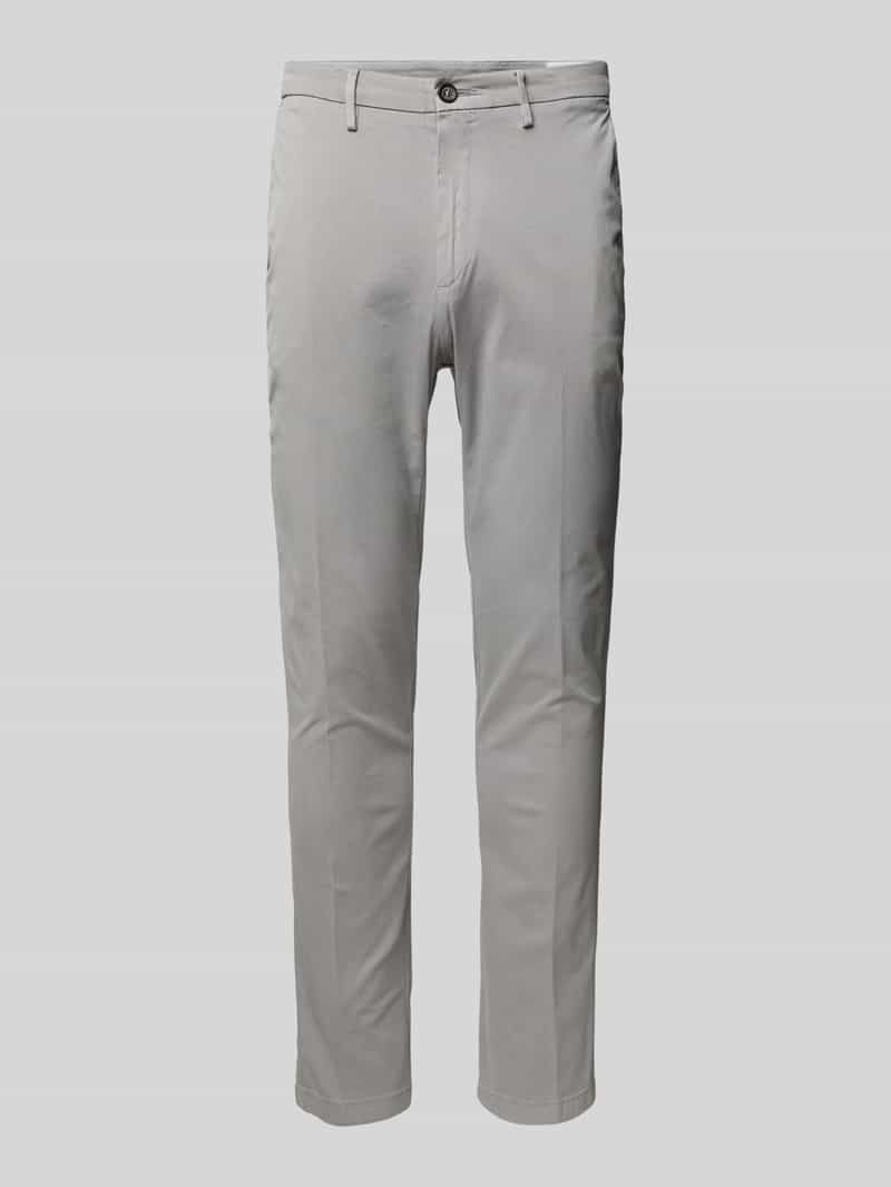 Chinosy o kroju slim fit z wpuszczanymi kieszeniami
