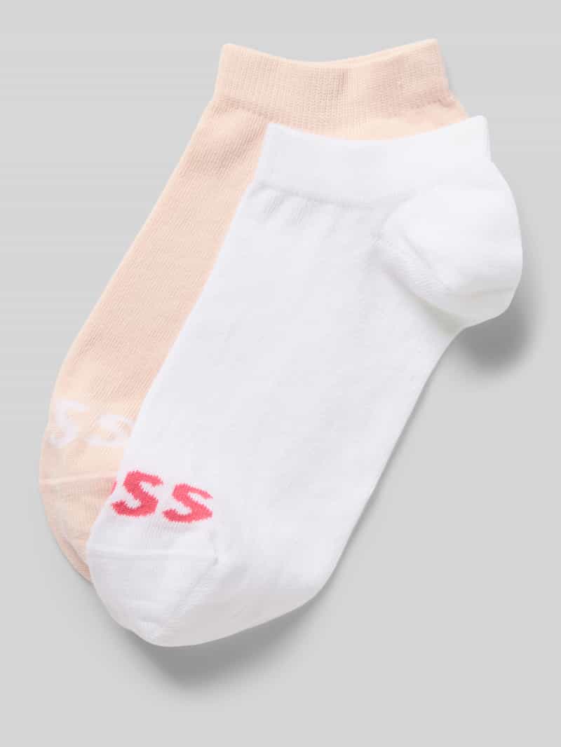 Krótkie skarpety z nadrukiem z logo w zestawie 3 szt.