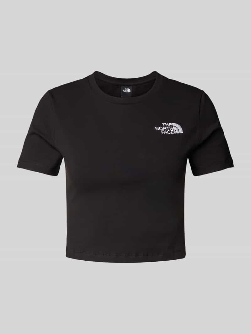 T-shirt krótki z wyhaftowanym logo