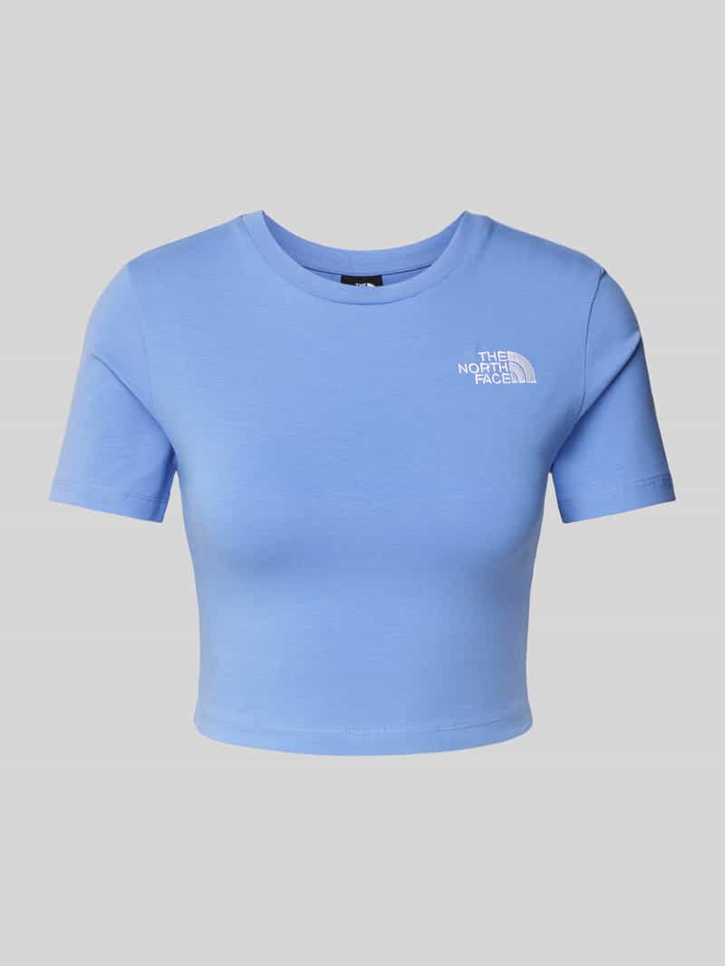 T-shirt krótki z wyhaftowanym logo
