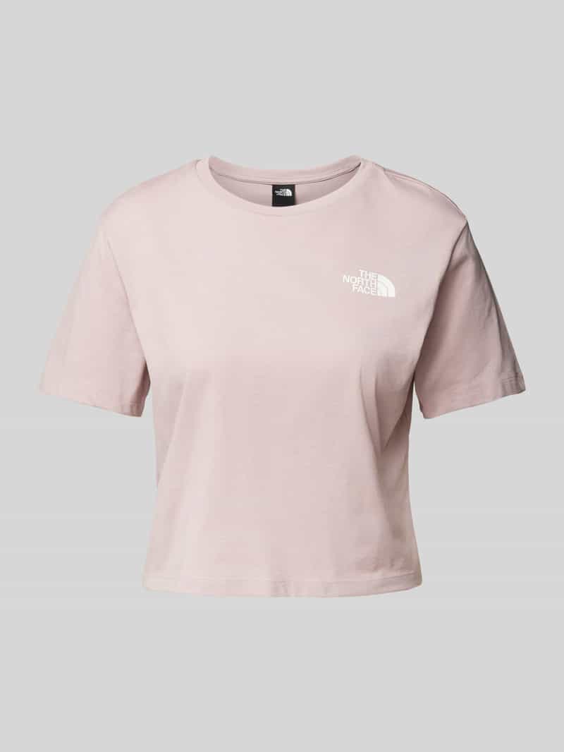 T-shirt krótki z nadrukiem z logo