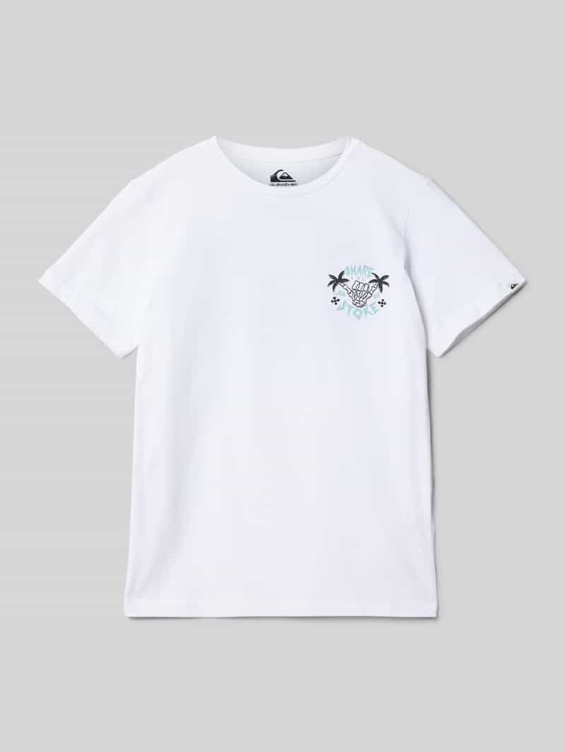 T-shirt z okrągłym dekoltem