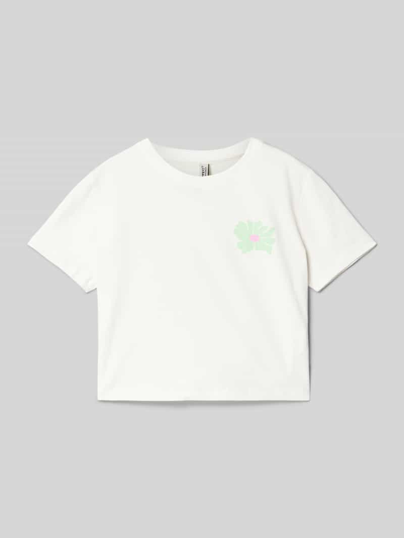 T-shirt krótki z nadrukiem z motywem