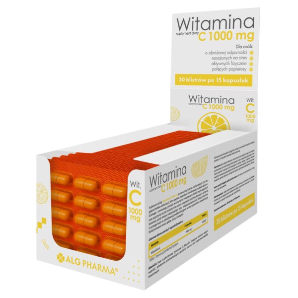 Suplement diety, Alg Pharma Witamina C 1000 mg, 300 kaps.
