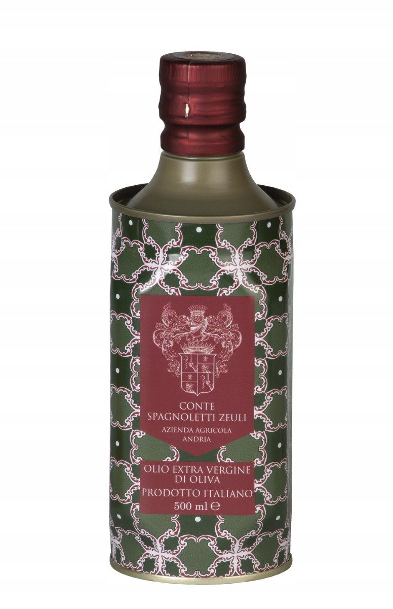 Włoska oliwa premium 500 ml Conte Spagnoletti Zeuli puszka