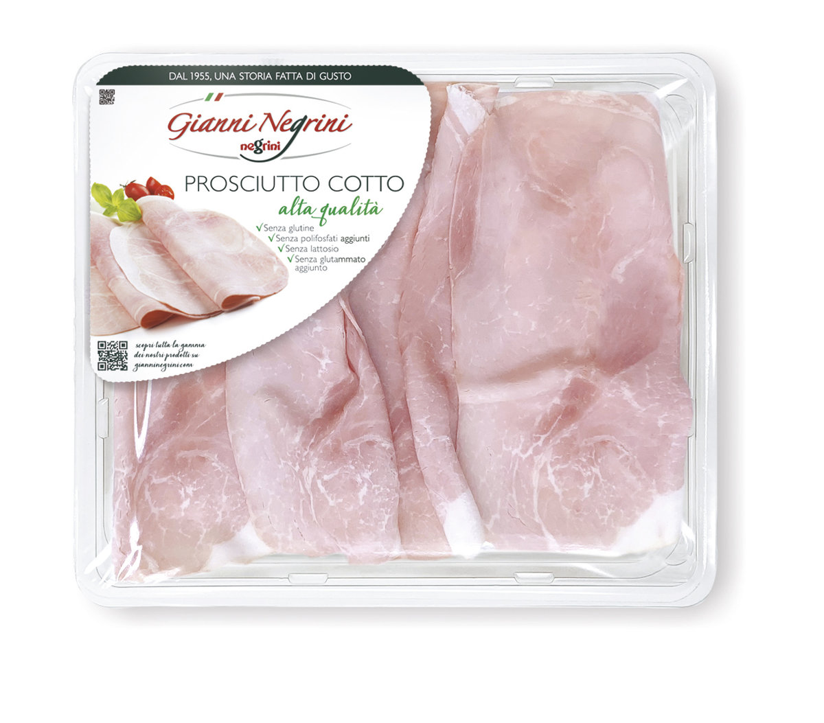 Szynka Prosciutto Cotto alta qualita plastry 120g - Gianni Negrini