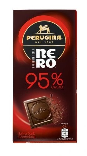 Czekolada Nero Fondente Extra 95% Cacao Extra Dark Chocolate 85g - Perugina
