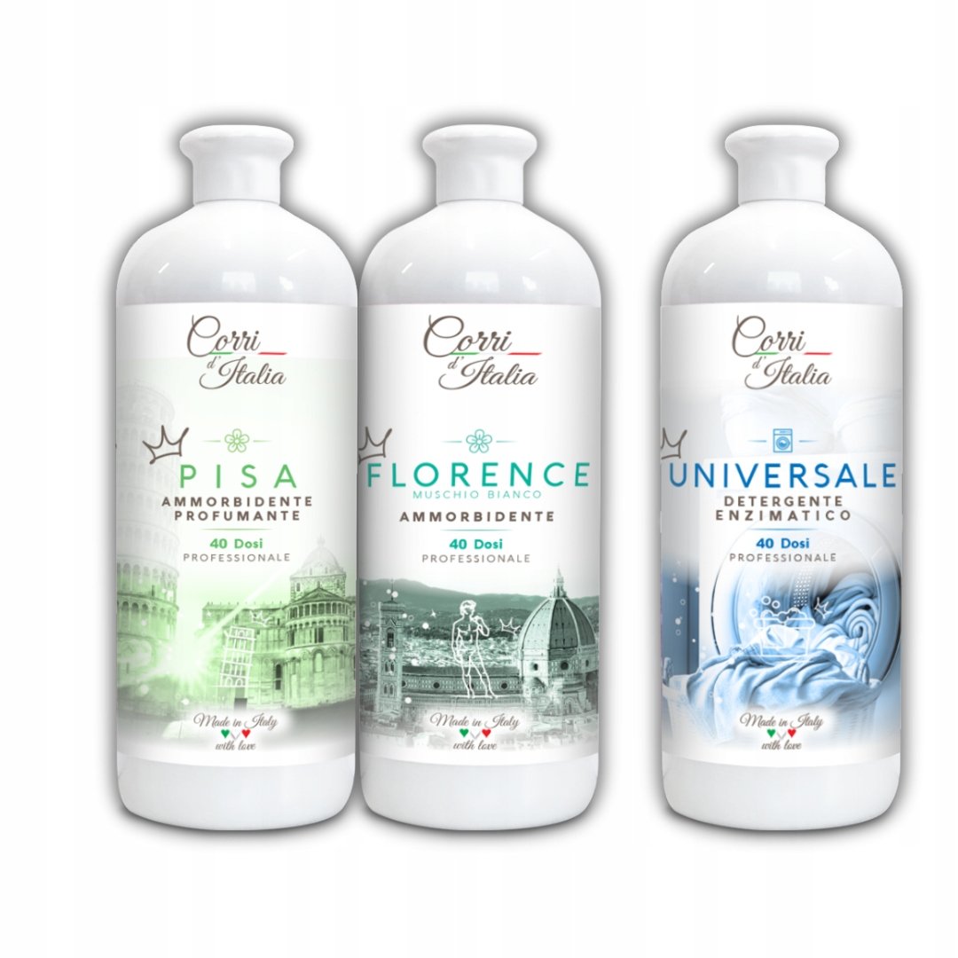 CORRI D'ITALIA zestaw FLORENCE + PISA + płyn UNIVERSALE