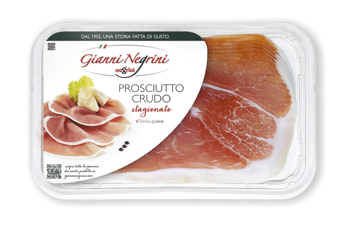 Szynka Prosciutto Crudo stagionato plastry 80g - Gianni Negrini