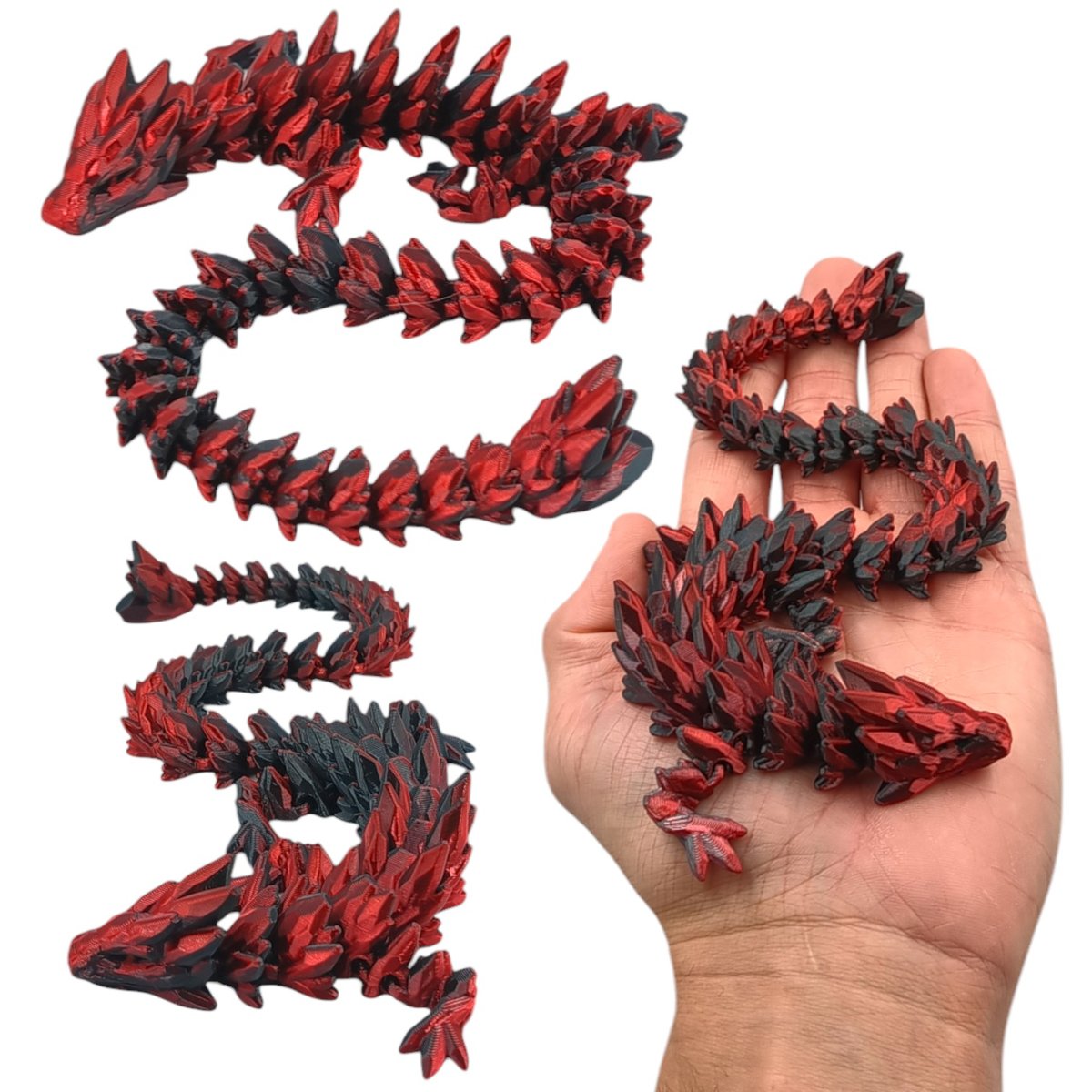 GemStone Dragon, Klejnotowy Smok Mini, 32cm Długość, Figurka Przegubowa