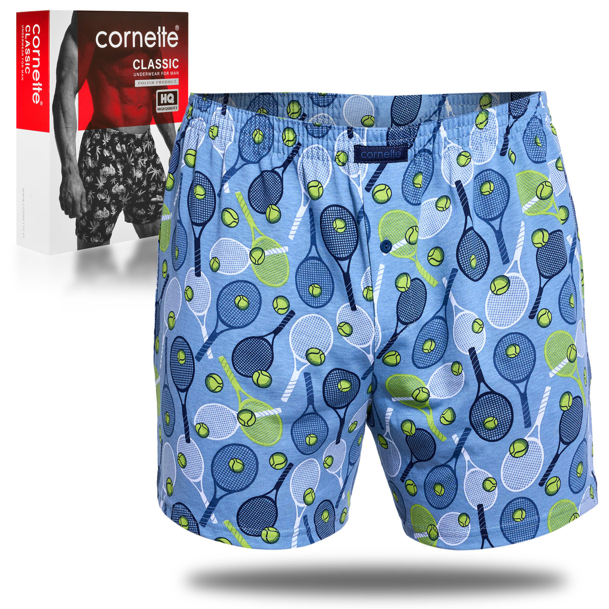 CORNETTE Bokserki Męskie CLASSIC 001/173 Bawełniane Rozmiar M
