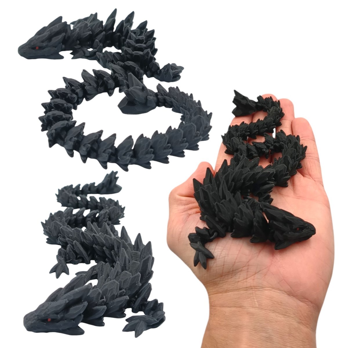 GemStone Dragon, Klejnotowy Smok Mini, 32cm Długość, Figurka Przegubowa