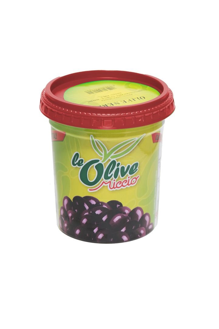Oliwki czarne włoskie niepasteryzowane nere 200g - Miccio