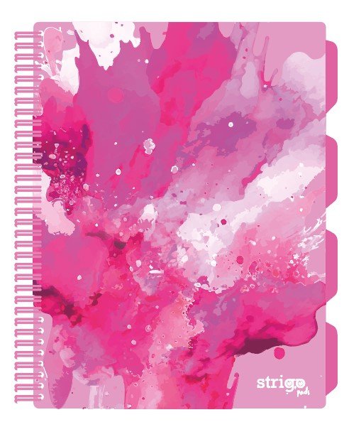 Kołozeszyt STRIGO PADS Project Book B5 kratka Fusion różowy