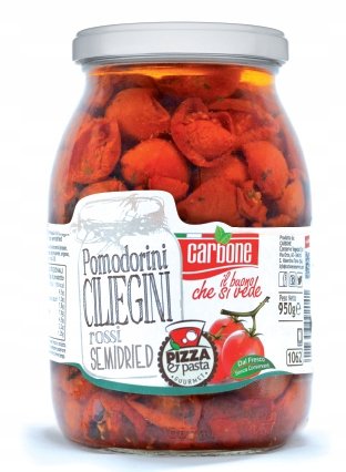 Pomidory włoskie półsuszone Pomodorini Ciliegini Rossi Semidried 950g - Car