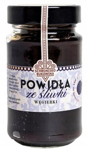 Powidła ze śliwek śliwkowe Schronisko Bukowina dwa składniki