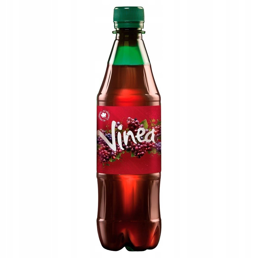 Vinea cerwena 0,5l czeski napój winogronowy czerwony