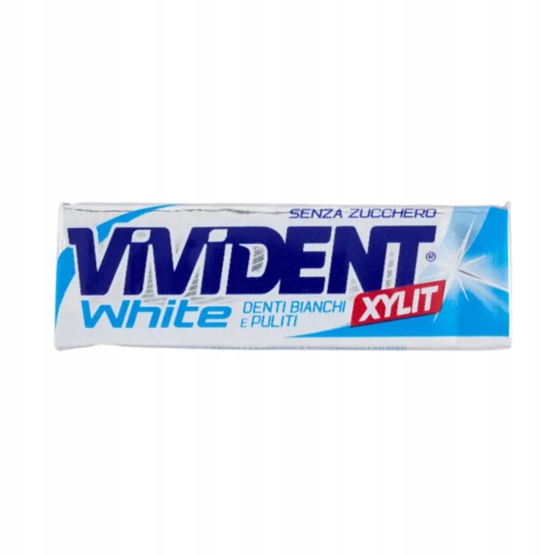 Guma do żucia bez cukru White Xylit 13,5g - Vivident włoskie