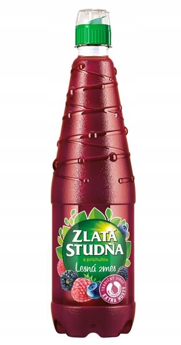 Zlatá Studňa sirup malina 700 ml syrop malinowy