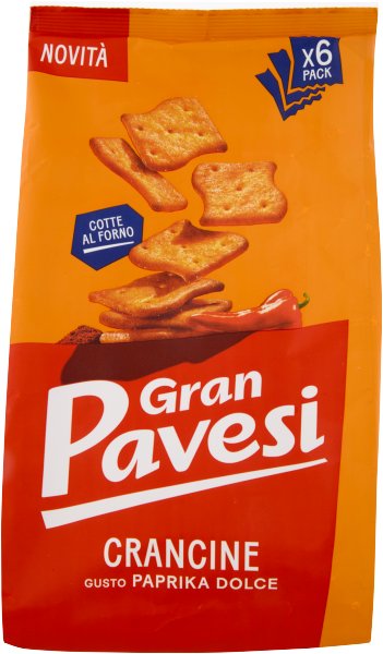 Krakersy Crancine Paprika 180g - Gran Pavesi
