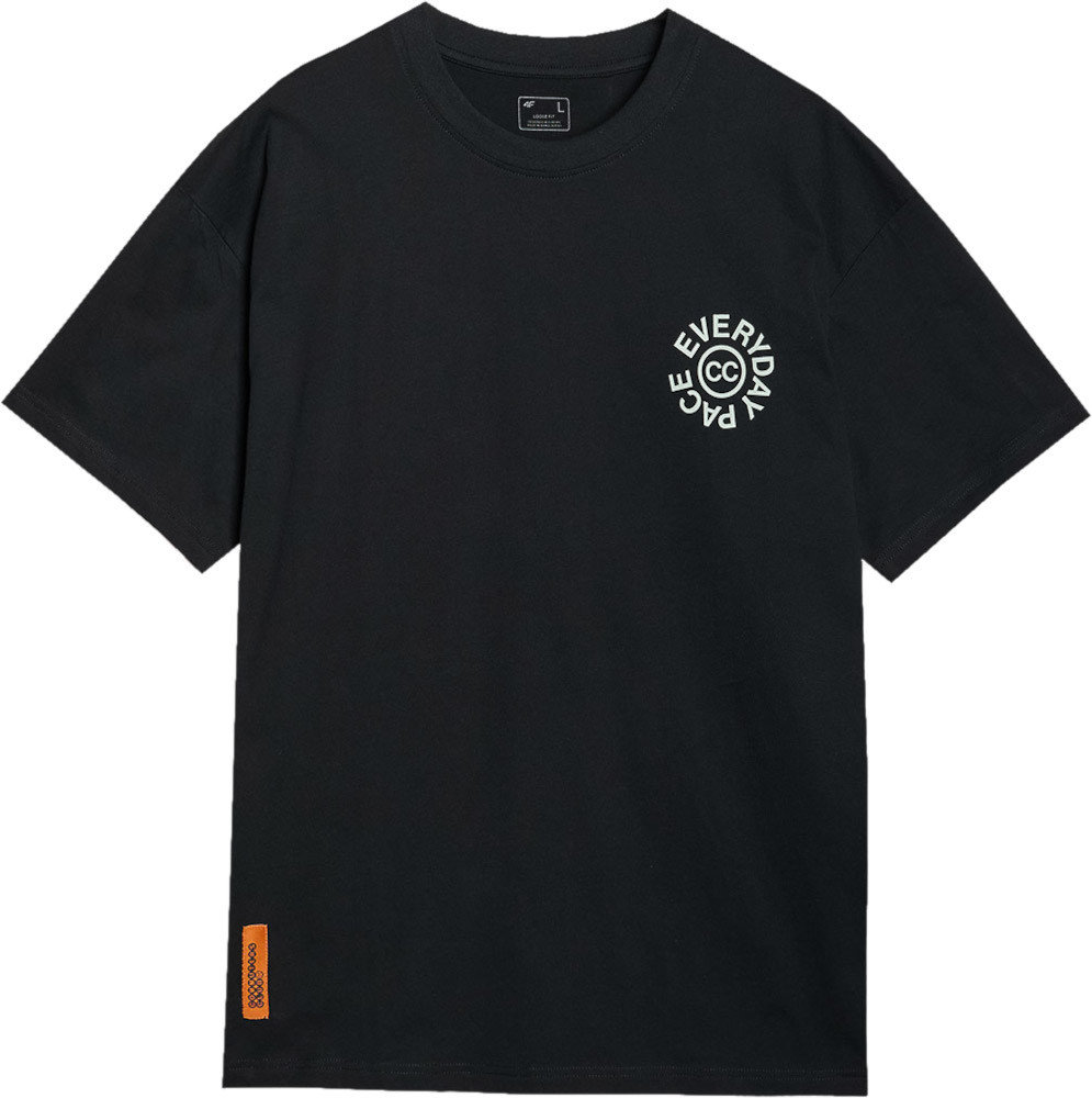 T-shirt męski 4F WSS25TTSHM1979 - czarny M