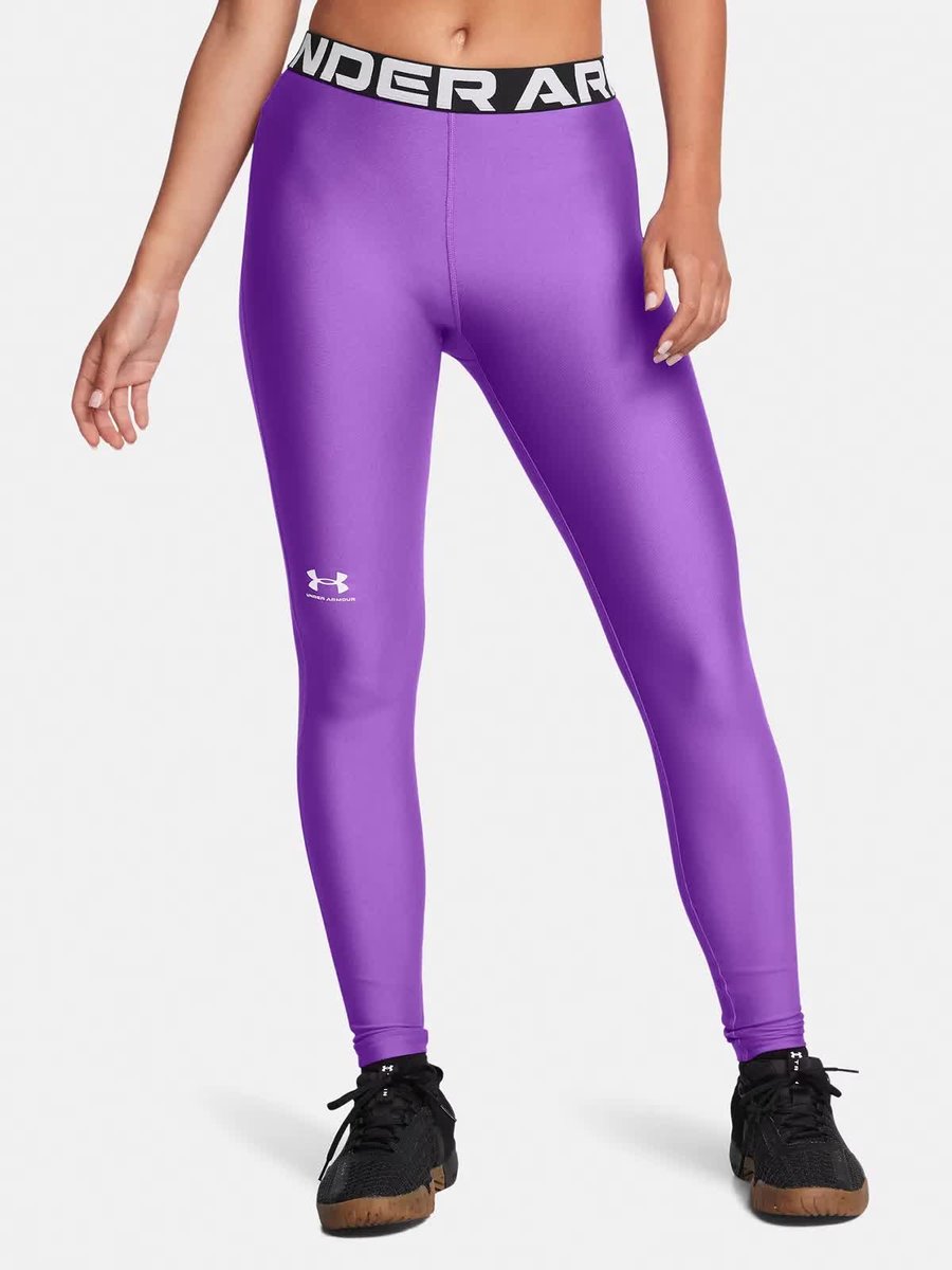 Legginsy Treningowe Damskie Ua Hg Authentics Leggin Under Armour 1383559-525 Fioletowy