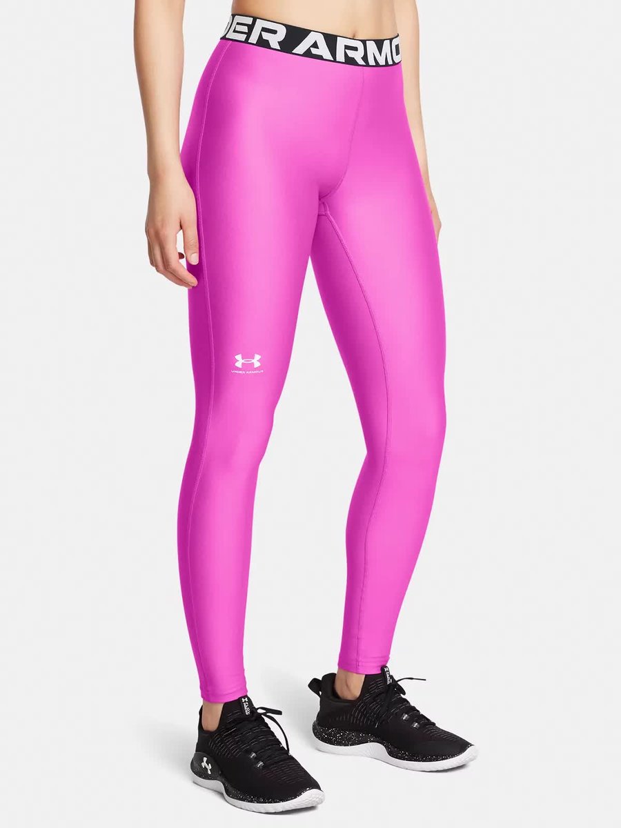 Legginsy Treningowe Damskie Ua Hg Authentics Leggin Under Armour 1383559-572 Różowy