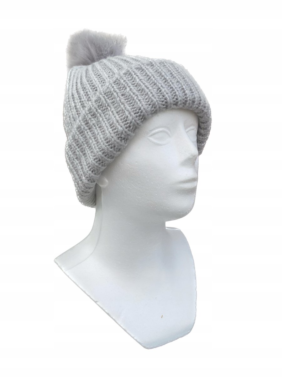 Czapka zimowa Topshop szara r. uniwersalny