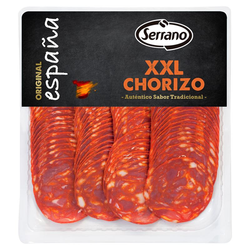 Kiełbasa Chorizo XXL plastry 250g - Serrano