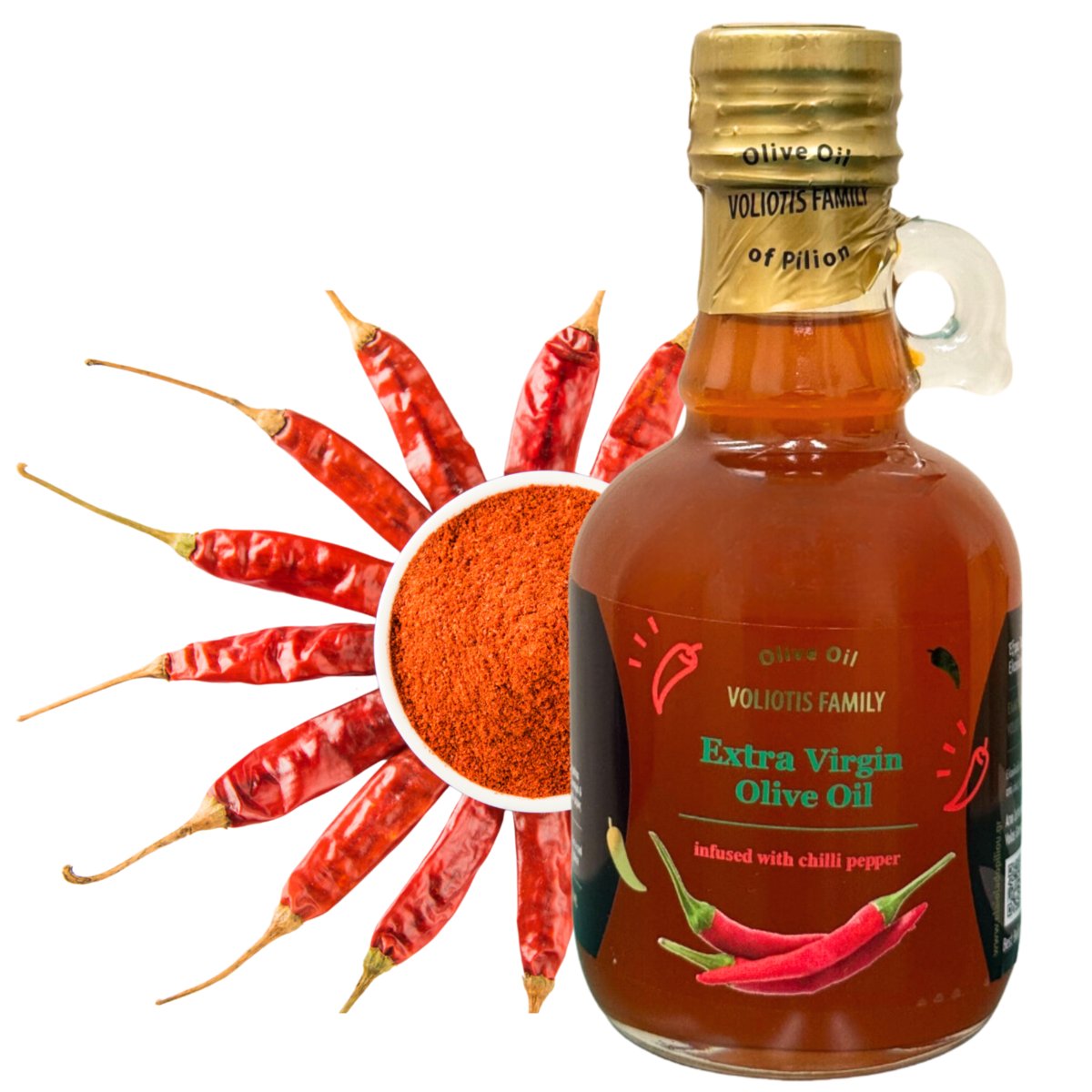 Oliwa z oliwek EV aroma. - chilli 250 ml - Voliotis