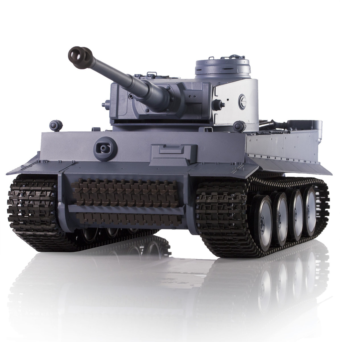 3818-1B-2.4 Czołg German Tiger I - Panzerkampfwagen VI Tiger Ausf. E 2.4 GHz 1:16 Grey V.7